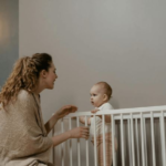 baby in a crib