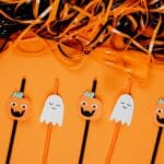 colorful halloween decorations