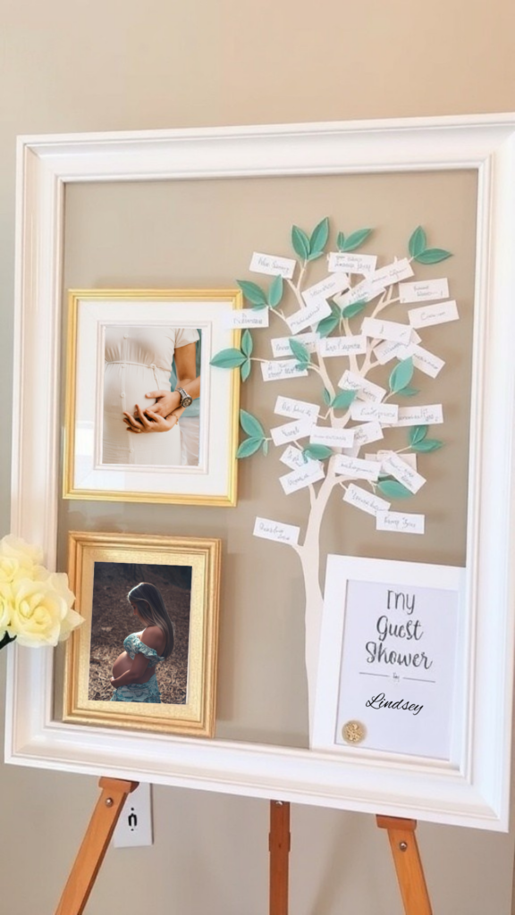 baby shower guest book 